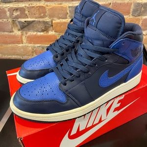 Air Jordan 1 Retro Mid 'Obsidian Royal’